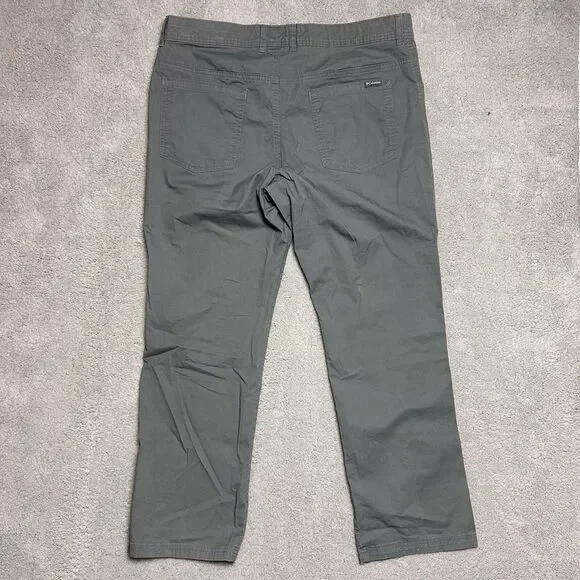 Columbia Pants Mens 38x30 Gray Rapid Rivers Regular Fit Outdoor Utility Workwear - Picture 7 of 9